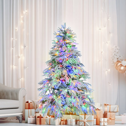 White & Green Pre-Lit Christmas Tree – 6 ft (LIMITED EDITION)