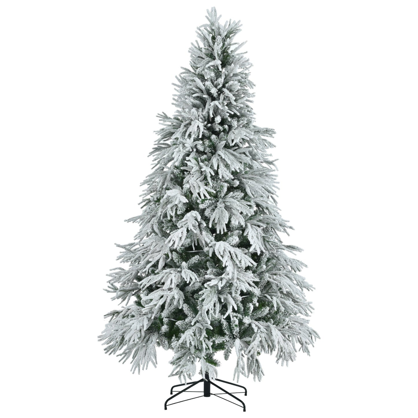 White & Green Pre-Lit Christmas Tree – 7.5 ft (LIMITED EDITION)