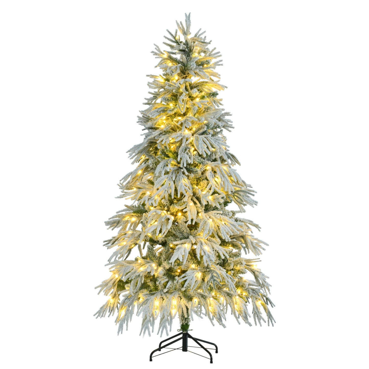 White & Green Pre-Lit Christmas Tree – 6 ft (LIMITED EDITION)