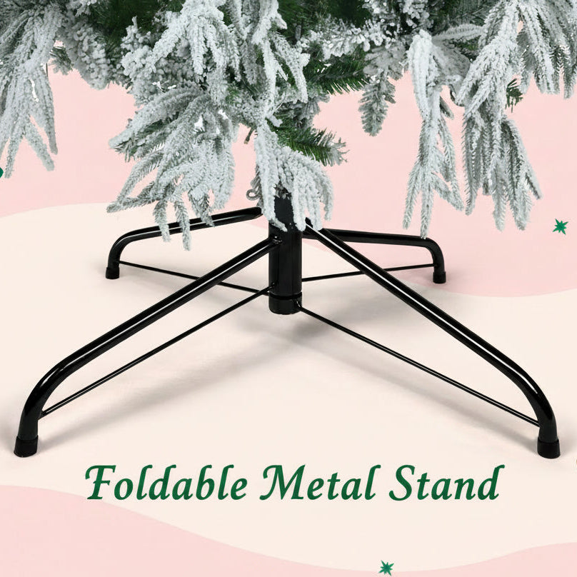 White & Green Pre-Lit Christmas Tree – 6 ft (LIMITED EDITION)