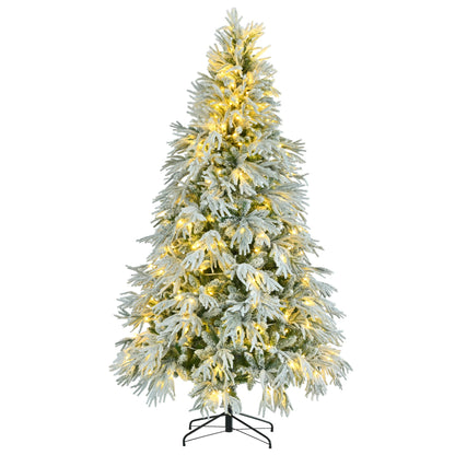 White & Green Pre-Lit Christmas Tree – 7.5 ft (LIMITED EDITION)