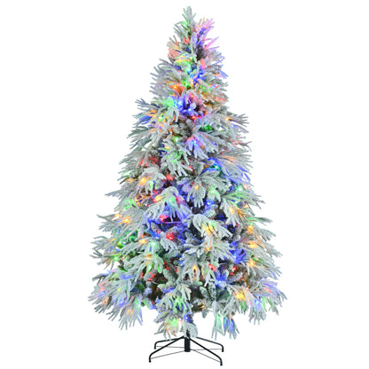 White & Green Pre-Lit Christmas Tree – 7.5 ft (LIMITED EDITION)