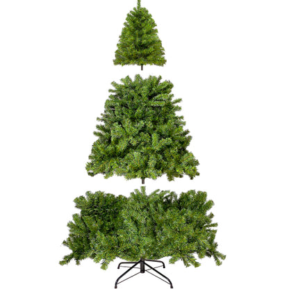 Green Pre-Lit Christmas Tree – 7.5 ft