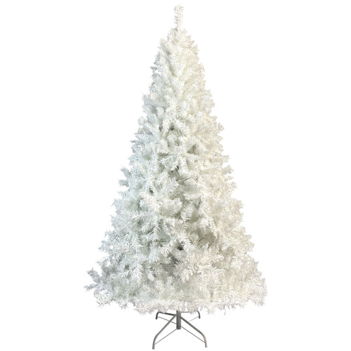 White Pre-Lit Christmas Tree – 7.4 ft