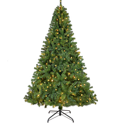 Green Pre-Lit Christmas Tree – 7.5 ft